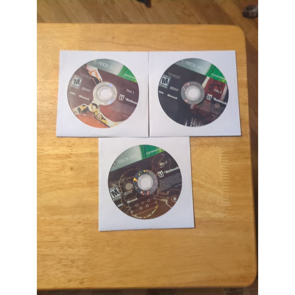 Rage (Microsoft Xbox 360, 2011) GAME DISCS ONLY